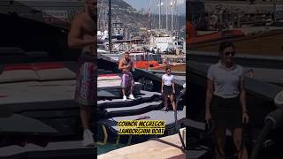 Connor Mcgregor Lamborghini Tecnomar🔥 supercars lamborghini supercar [upl. by Otnas]