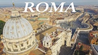 ROME from above  A 4K Drone aerial view [upl. by Kinsler]