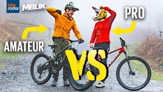 Can I Beat This PRO Enduro Racer Budget Hardtail Vs  MTB [upl. by Grega183]