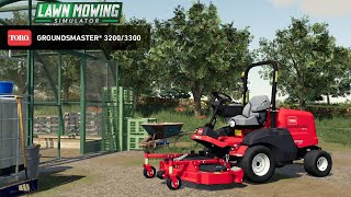 TORO Groundsmaster® 3300 LE VERGER  Lawn Mowing Simulator Part3 [upl. by Donn73]