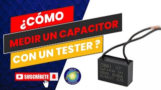 Como medir un capacitor con un tester capacimetro [upl. by Anawt]