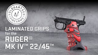 Installation of Laminated Grips for the Ruger® MK IV™ 2245™ [upl. by Lightfoot246]