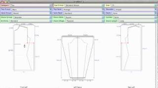 Garment Designer Software Armholes amp Sleeve Relationships [upl. by Yrian]