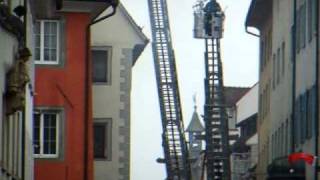 Brand in Konstanzer Altstadt [upl. by Ecinehs]