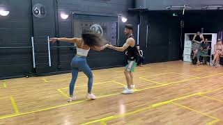 ARRANCA EN FA  SONORA CARROUSEL Salsa Dance  DAN Y JADE [upl. by Ahaelam]