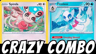 Spinda  Froslass Deck  Pokémon TCG Live  Twilight Masquerade [upl. by Lydnek399]