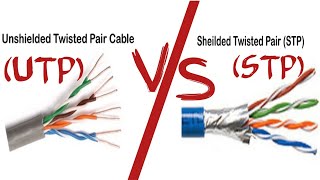 UTP vs STPdifference between UTP and STPEthernet cablesunshielded twisted pair vs shielded pair [upl. by Xino]