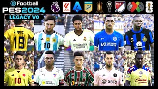 PES 2024 LEGACY V0  Option File PES 2021 actualizado al 20232024  Contenido [upl. by Welcome]