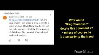 Why would “Greg Thompson” delete this comment   Forrest Fenn [upl. by Ahseinaj795]