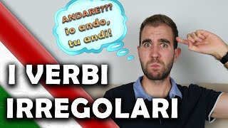 I verbi irregolari Italian irregular verbs  Learn italian [upl. by Ycaj]