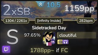 Banned 🔴 105⭐ cloutiful  VINXIS  Sidetracked Day Infinity Inside HDNC 9765  1159pp 2xSB [upl. by Arehsat]