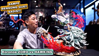 AAA STATUE UNBOXING RORONOA ZOROJURO VS HAWKINS by JIMEI PALACE [upl. by Atirhs]