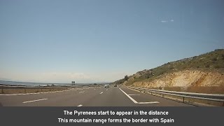 France A9 Narbonne  Perpignan [upl. by Grimes]