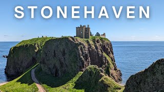 STONEHAVEN  Coastal Beach Town amp Dunnottar Castle  Scotland Walking Tour  4K  60FPS [upl. by Gudrin]