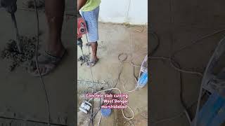 Concrete slab cutting machine concrete slab cutting work contact no 8101123967 [upl. by Hilton]