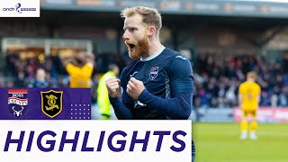 Ross County 32 Livingston  Sims Late Winner Gives Staggies Thrilling Victory  cinch Premiership [upl. by Nade]