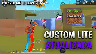 NOVA ATUALIZAÇÃO CUSTOM LITE FREE FIRE COM 2 MB GRÁFICO DE MINECRAFT DA NOVA ATUALIZAÇÃO [upl. by Dekow164]