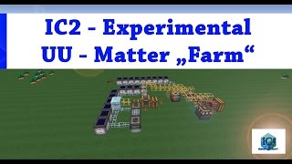 Tutorial Industrial Craft 2 IC2 Experimental Minecraft UUMatter Replicator Scanner amp etc DE [upl. by Anaizit70]