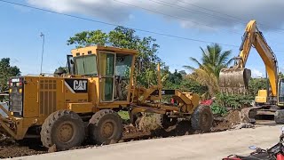 ROAD CONSTRUCTIONMOTOR GRADERCOMPACTOREXCAVATOR philippines [upl. by Enalb]