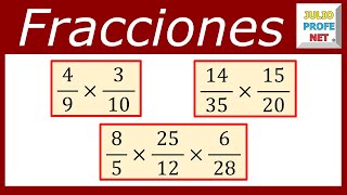 MULTIPLICACIÓN DE NÚMEROS FRACCIONARIOS [upl. by Amethyst534]