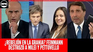 ¿REBELIÓN EN LA GRANJA Feinmann RE CALIENTE con Milei y Pettovello por HAMBREAR al pueblo [upl. by Aninahs118]