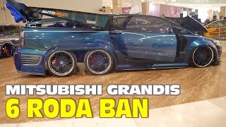 MITSUBISHI GRANDIS di Modifikasi jadi 6 RODA by Bengkel AUTOMAXX Surabaya BJG Super Auto Show [upl. by Oliy939]