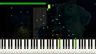 Theme from Monsters Inc  Piano Cover [upl. by Hiasi]