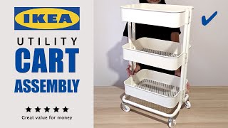 IKEA RASKOG Utility Cart Assembly [upl. by Consolata]