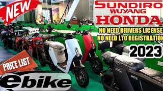 HONDA WUYANG AT SUNDIRO ELECTRONIC BIKE NASA PINAS NA 2023 CANVASSING VLOG [upl. by Nhguahs849]