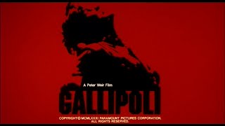 Gallipoli 1981 Trailer  Mel Gibson Peter Weir [upl. by Ecirtnom]