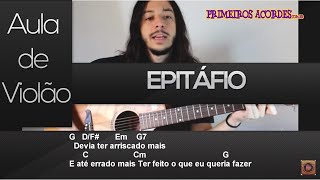 Epitáfio Titãs  tocando a aula de violão [upl. by Hahnert751]