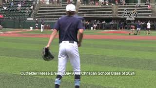 Outfielder Reese Brewer Bay Area Christian School Class of 2024 [upl. by Arnaud]