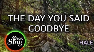 MAGICSING Karaoke HALETHE DAY YOU SAID GOODBYE karaoke  Tagalog [upl. by Sauer]