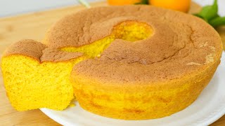 Bolo de Laranja Fofinho  Tipo Pão de Ló 🍊 [upl. by Asiela]