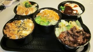 JAPANESE RICE BOWLS EATING CHALLENGE [upl. by Myles]