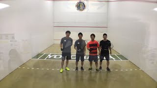 2019 AllJapan Racquetball National Doubles [upl. by Areek]