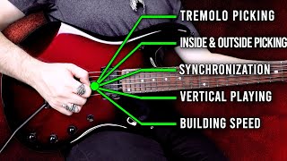 5 Fundamentals Of Alternate Picking  Guitar Lesson Part 1 [upl. by Nonah203]