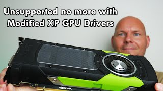 How to modify drivers and use unsupported graphics cards in Windows XP [upl. by Nibor]