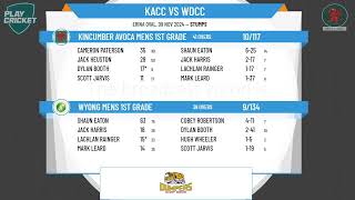 Kincumber Avoca Mens 1st Grade v Wyong Mens 1st Grade [upl. by Retsam]