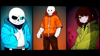 Bad Time Trio Undertale AU  Triple The Threat  Remix  Ver 1 [upl. by Holman]