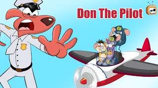 Don The Pilot  Funny Cartoon Video  Ratatat Season 13 218C  Kids Cartoon  Chotoonz Tv [upl. by Behlke736]