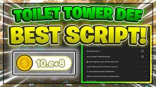 NexaSploit Toilet Tower Defense Script GUI ⧸ Hack DUPE AUTOFARM INF COINS AND MORE ＊PASTEBIN＊ [upl. by Nisior357]