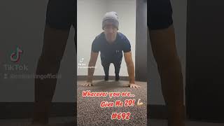 Pushup Challenge with Casper King Day 26 motivation [upl. by Llenrod]