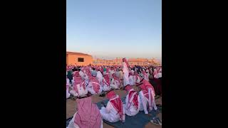 Saudi people waiting for pray of Eid al adha 🥰 explore saudiarabia namaz islamic [upl. by Mas238]