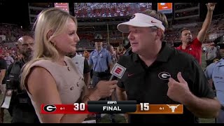 THE REFS TRIED TO GIVE TEXAS THE GAME AND FAILED KIRBY SMART CALLING OUT ALL DOUBTERS [upl. by Kilby]