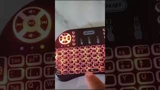 como ligar o RGB do mini teclado shorts miniteclado rgb [upl. by Nikos]