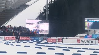 Biathlon World Cup 2024 Holmenkollen Norway mass start men second shooting [upl. by Ahsain]