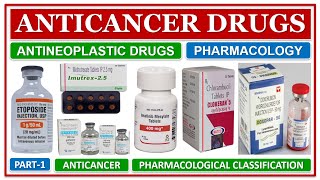 ANTICANCER DRUGS ANTINEOPLASTIC DRUGS MEDICINES USE TO TREAT CANCERPHARMACOLOGICAL CLASSIFICATION [upl. by Baggett]