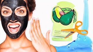 CORTANDO Y ABRIENDO MASCARILLAS PARA LA CARA CON ORBEEZ Y MUCHO MÁS Haul Primark  DIVER [upl. by Teague]