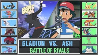 Ash vs Gladion Pokémon Ultra SunMoon  Alola Battle of Rivals [upl. by Niu]